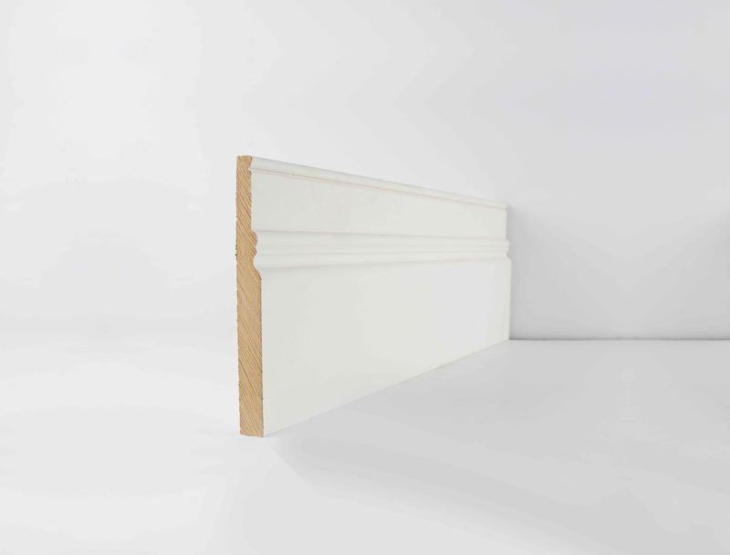 22mm x 180mm x 4200mm <BR>Seadec <BR>White Primed <BR>Grange Skirting <BR> <BR> <BR>