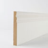 white primed moulded skirting