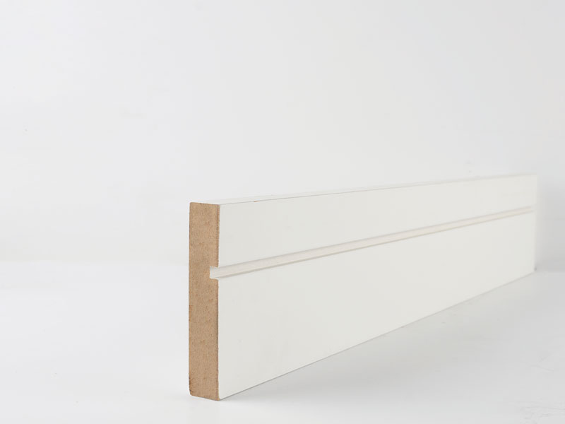 18mm x 94mm x 2185mm <BR>WHITE PRIMED <BR>SHAKER ARCHITRAVE <BR>