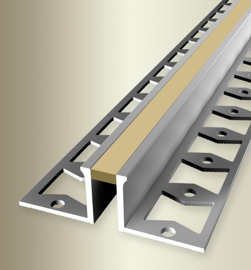 306S SANDBEIGE  x 2500mm <BR>SILVER SCREW DOWN <BR>COMMERCIAL PROFILE