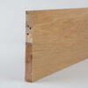 oak chamfered skirting varnished
